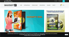 Desktop Screenshot of maxisoft.it