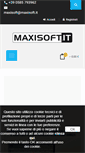 Mobile Screenshot of maxisoft.it